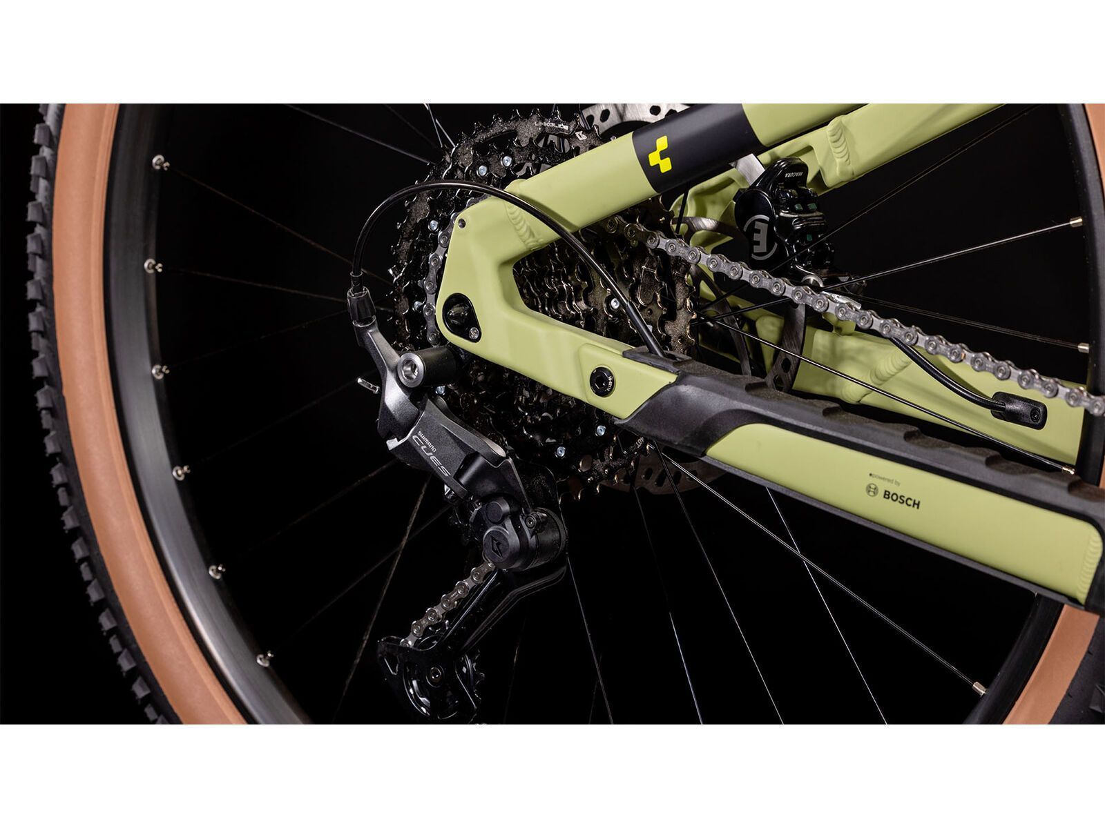 Cube Stereo Hybrid 120 One 750 29, olive´n´green - Bild 6