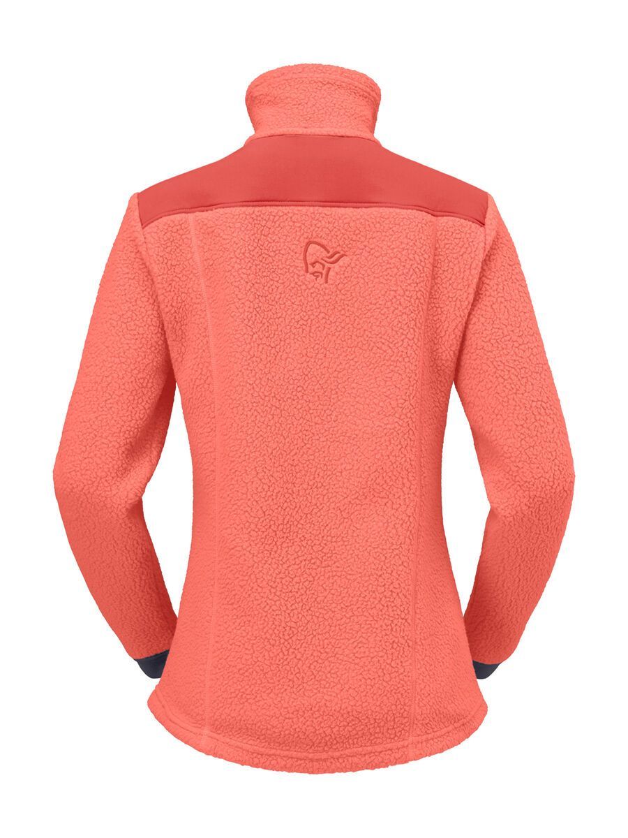 Norrona trollveggen warm3 Jacket W's, deep sea coral/baked apple - Bild 3