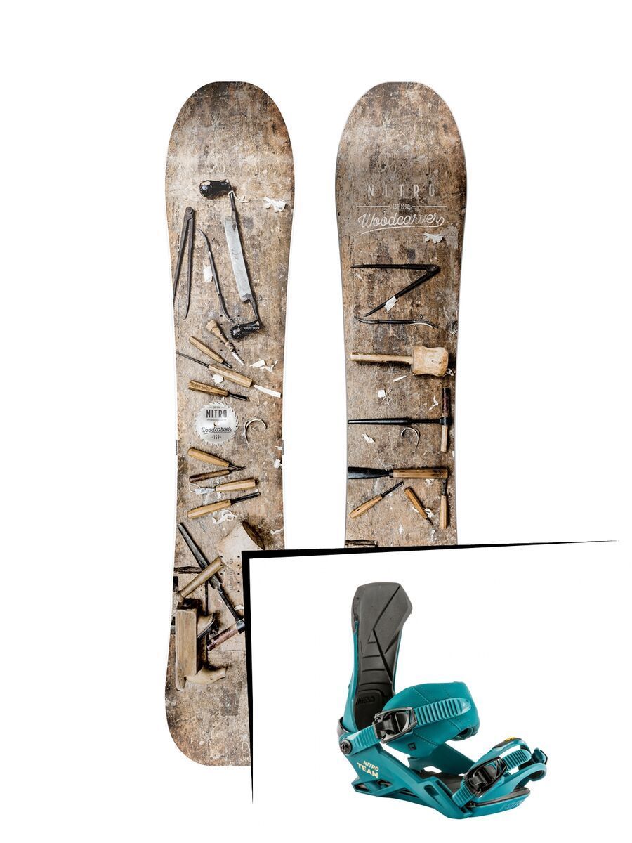 Set: Nitro Woodcarver 2019 + Nitro Team deep sea - Bild 1