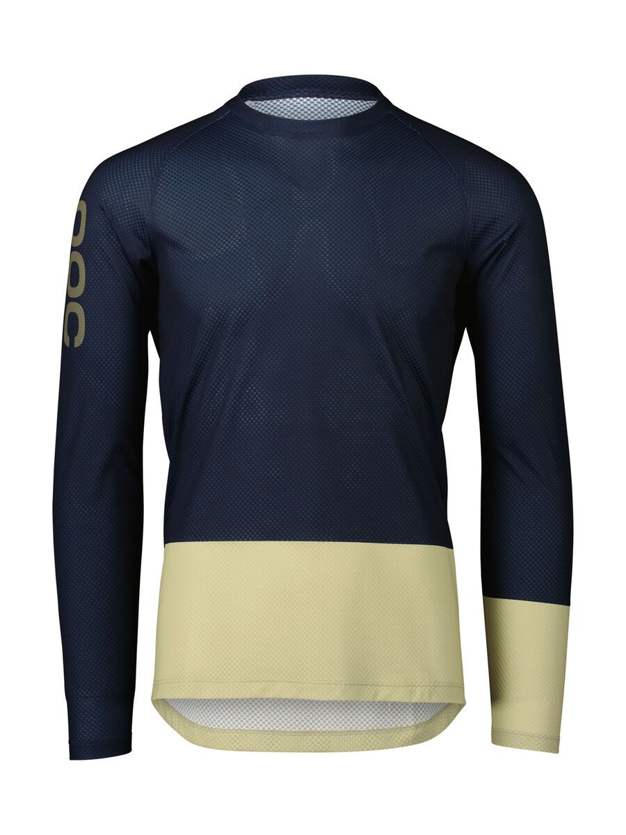 POC MTB Pure LS Jersey, turmaline navy/prehnite green - Bild 1