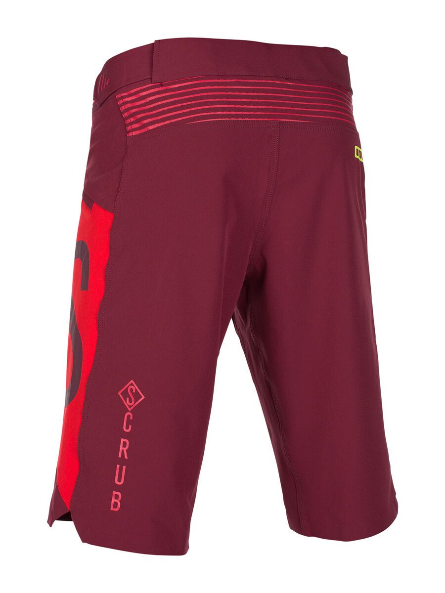 ION Bikeshorts Scrub AMP, combat red - Bild 2