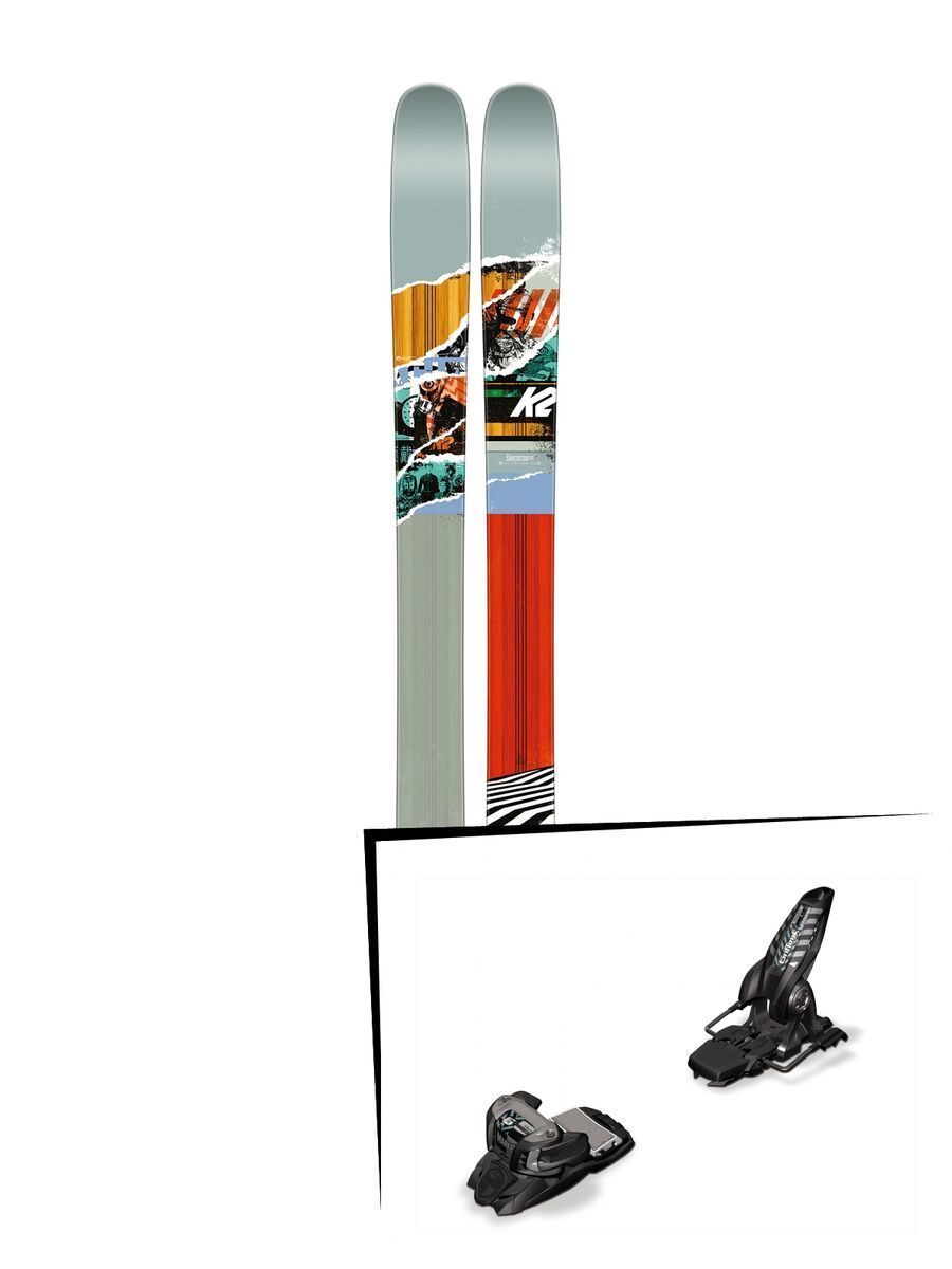 K2 SKI Set: Shreditor 112 2016 + Marker Griffon 13 - Bild 1