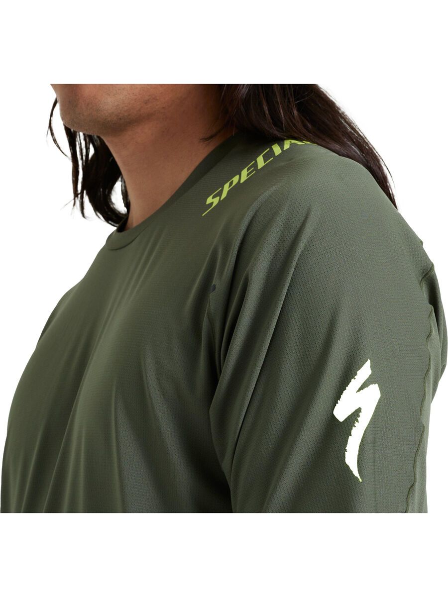 Specialized Men's Trail Air MTB Short Sleeve Jersey, oak green - Bild 3