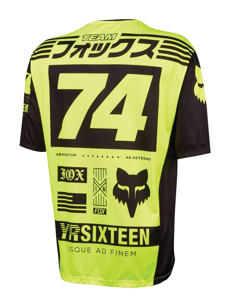 Fox Demo SS Union Jersey, flow yellow - Bild 2