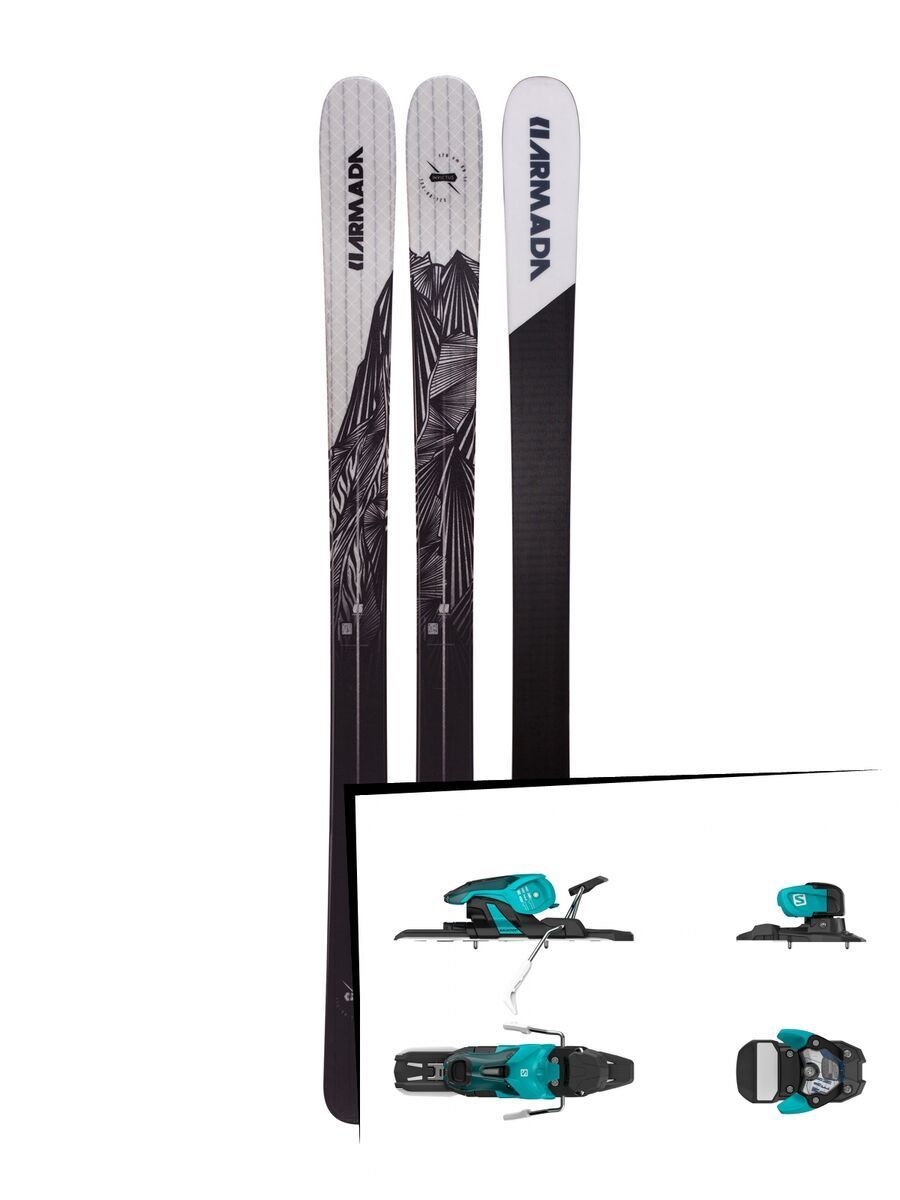 Set: Armada Invictus 99 Ti 2019 + Salomon Warden 11 turquoise/black - Bild 1