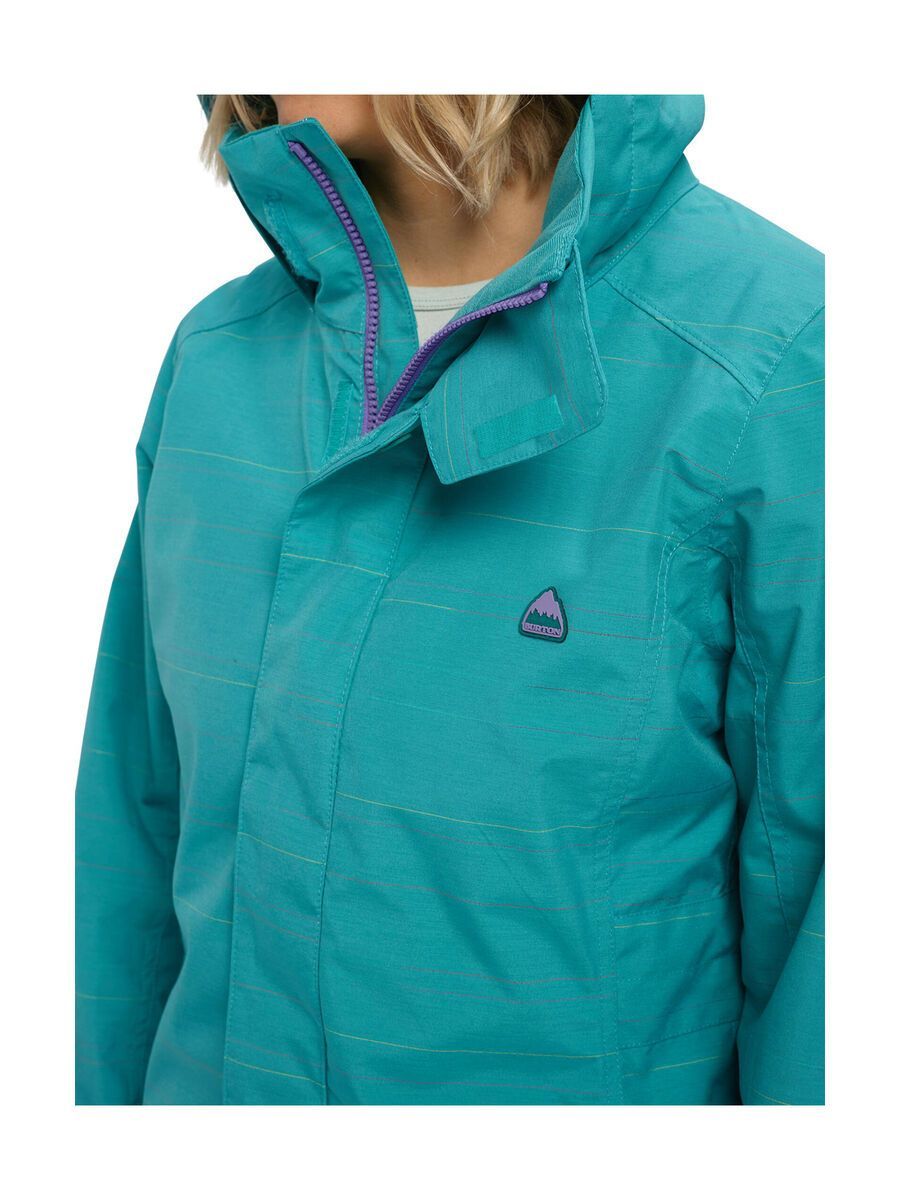 Burton Women's Jet Set Jacket, green-blue space dye - Bild 9