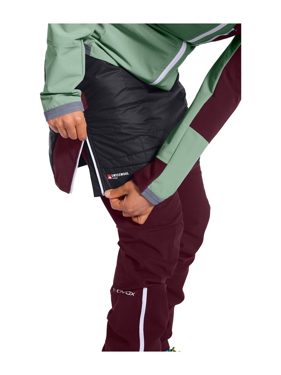 Ortovox Swisswool Piz Boè Skirt W, black raven - Bild 2