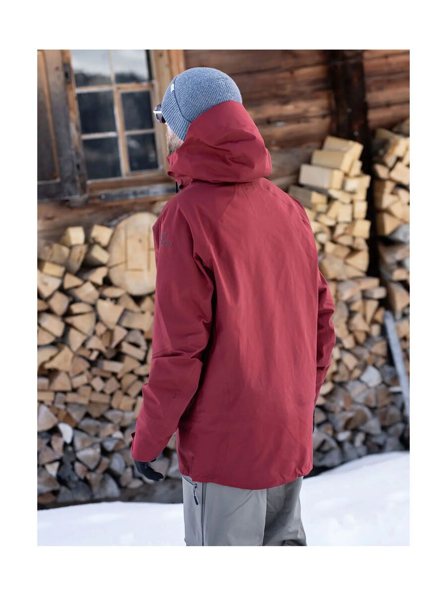 Penguin Männer 3 Lagen Dermizax Shell Jacke, mahagony red - Bild 4