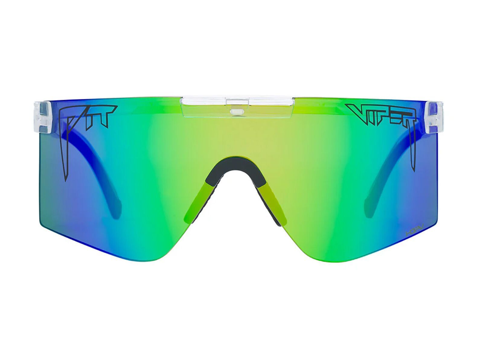 Pit Viper The Originals 2.0 Wide, The Bio Clear / HDPV Polarized Blue-Green - Bild 2