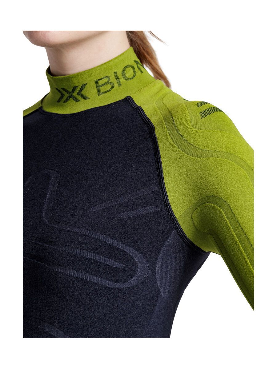 X-Bionic Heatloop Shirt LS Wmn, moss green/x black - Bild 17