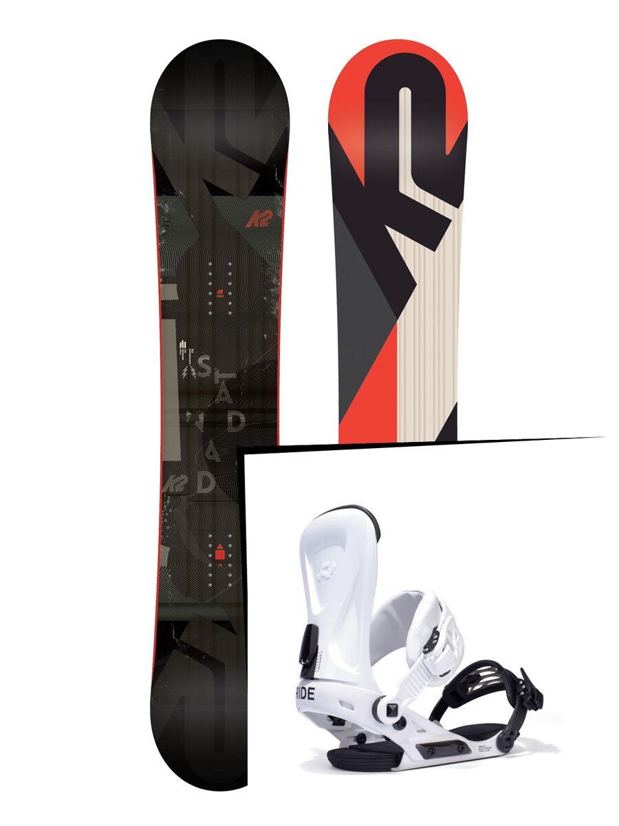 Set: K2 Standard Wide 2018 + Ride Revolt white - Bild 1