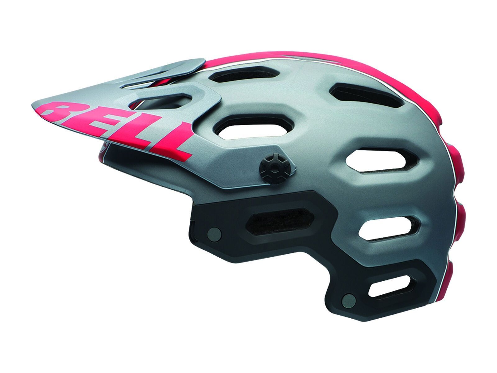 Bell Super 2, matte titanium/red viper - Bild 1