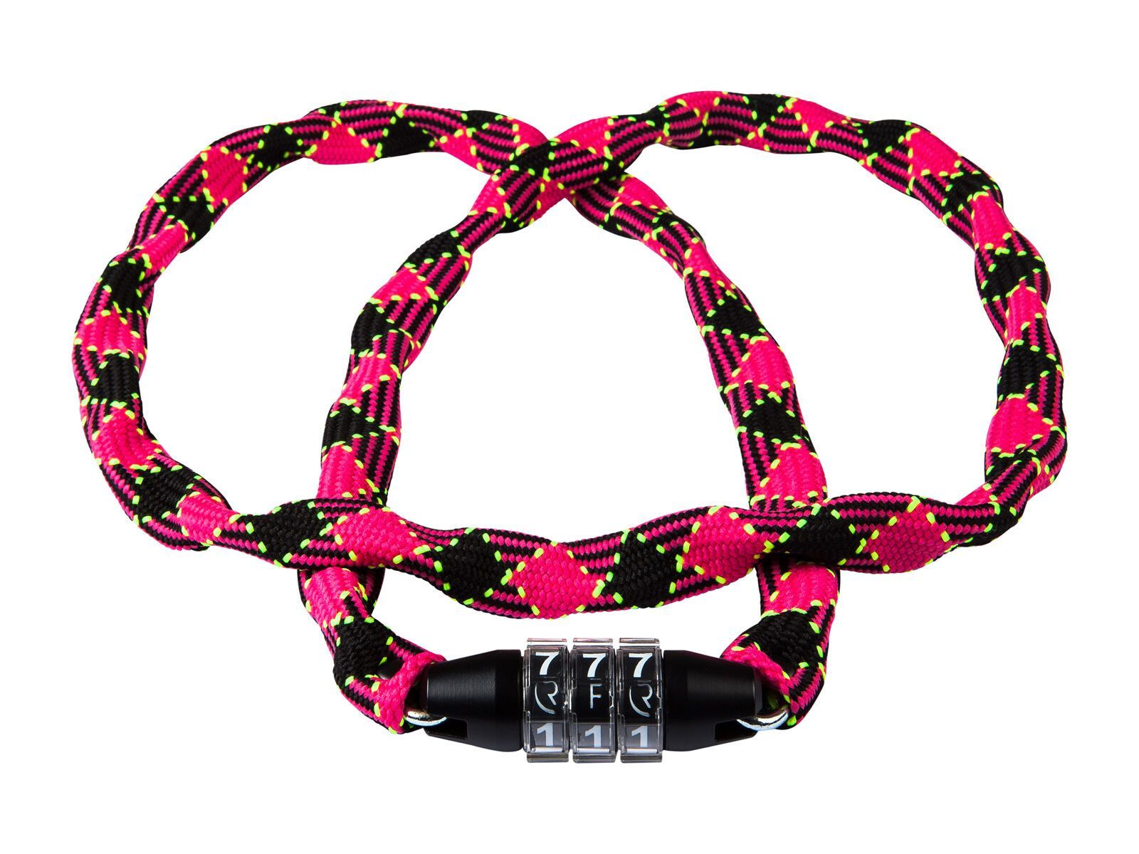 Cube RFR Zahlenkettenschloss Style CMPT, neon pink´n´black - Bild 1