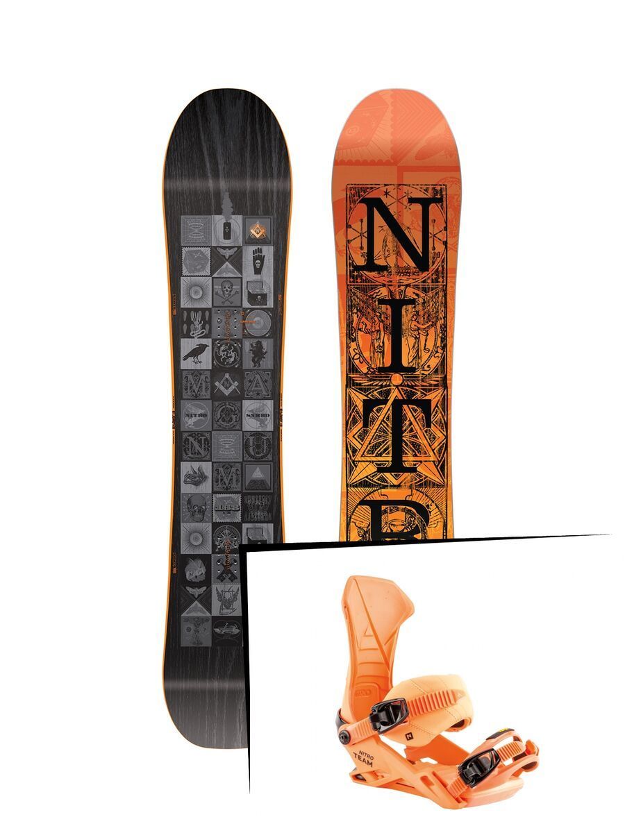Set: Nitro Magnum 2019 + Nitro Team muted brights series orange - Bild 1