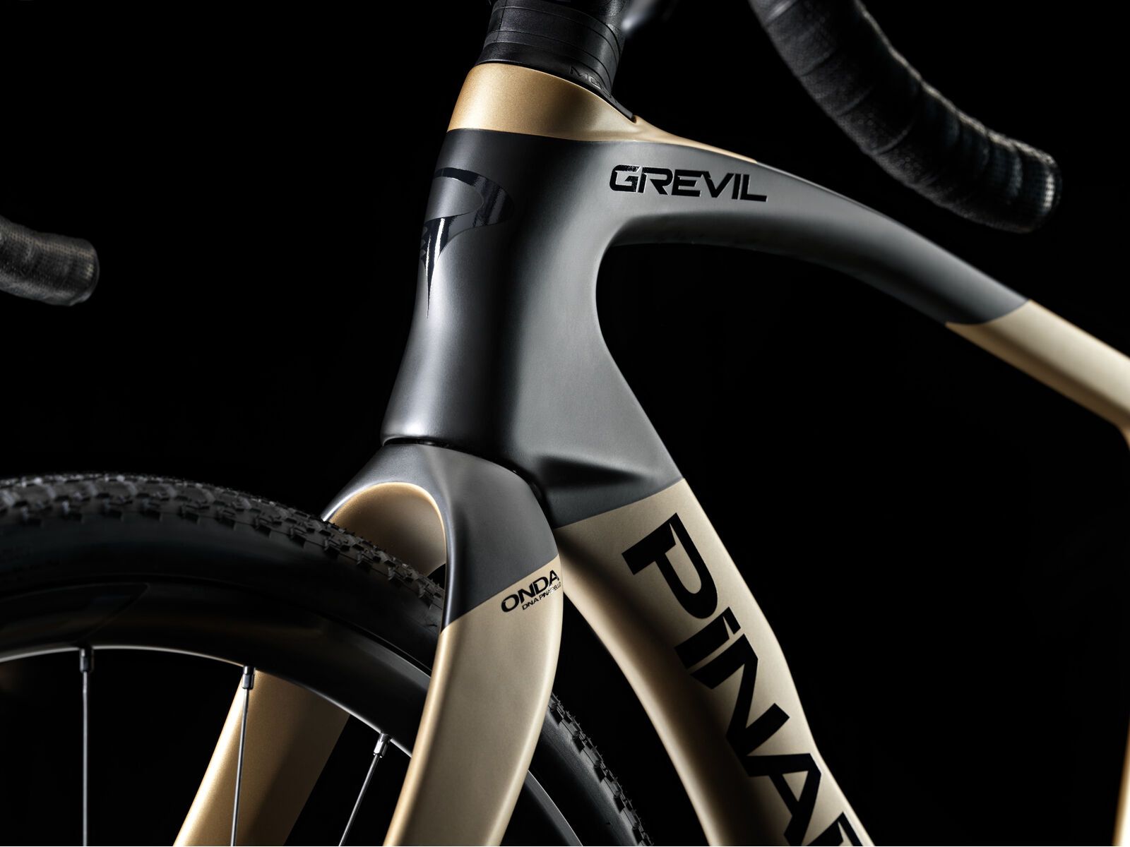 Pinarello Grevil F9 GRX815 Di2 1x11 DB / Princeton CarbonWorks GRIT 4540 DB HG11, champagne - Bild 7