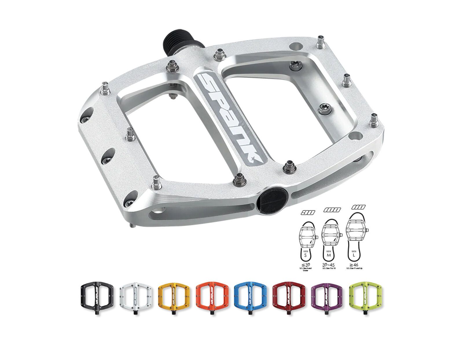 Spank Spoon Reboot Flat Pedal - M, purple - Bild 3