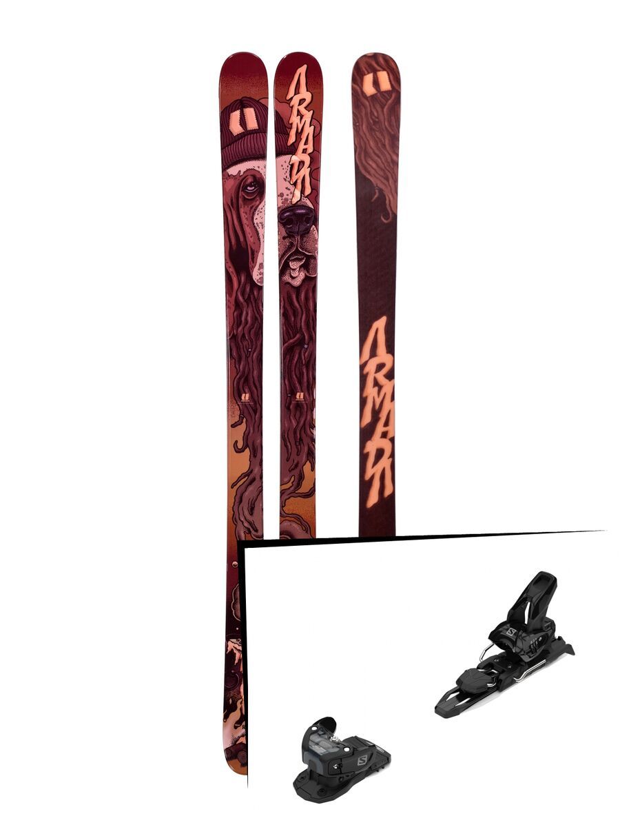 Set: Armada BDog 2019 + Salomon Warden MNC 11 black - Bild 1