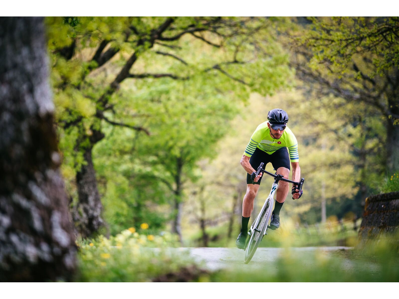 Castelli Climber's 3.0 SL Jersey, electric lime/blue - Bild 9