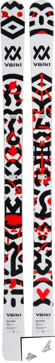 Set: Völkl Revolt 86 2019 + Marker Squire 11 ID white - Bild 1