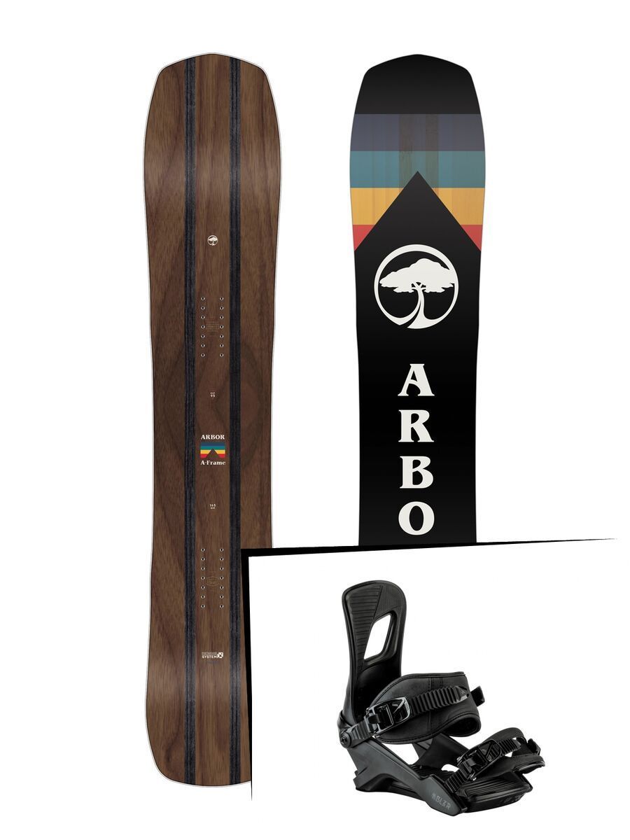 Set: Arbor A-Frame 2019 + Nitro Rambler blackout - Bild 1