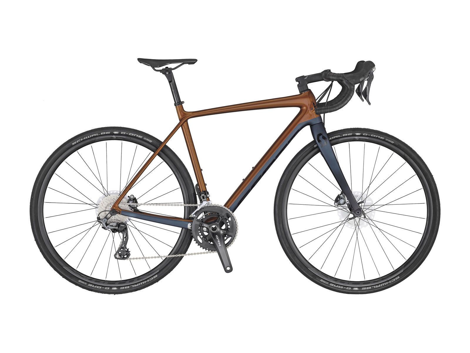 Scott Addict Gravel 20, gingerbread brown/dark blue - Bild 1