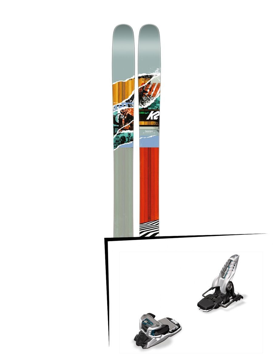 K2 SKI Set: Shreditor 112 2016 + Marker Griffon 13 - Bild 1