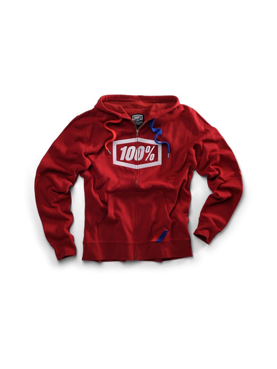 100% Syndicate Full-Zip, red heather - Bild 1
