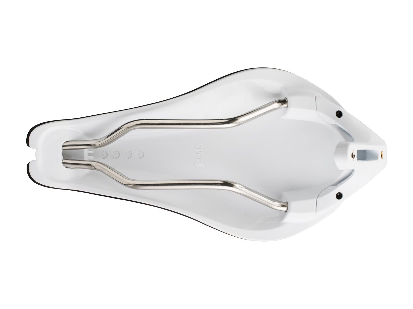 Fabric Tri Race Flat Saddle - 134 mm, black/white - Bild 2