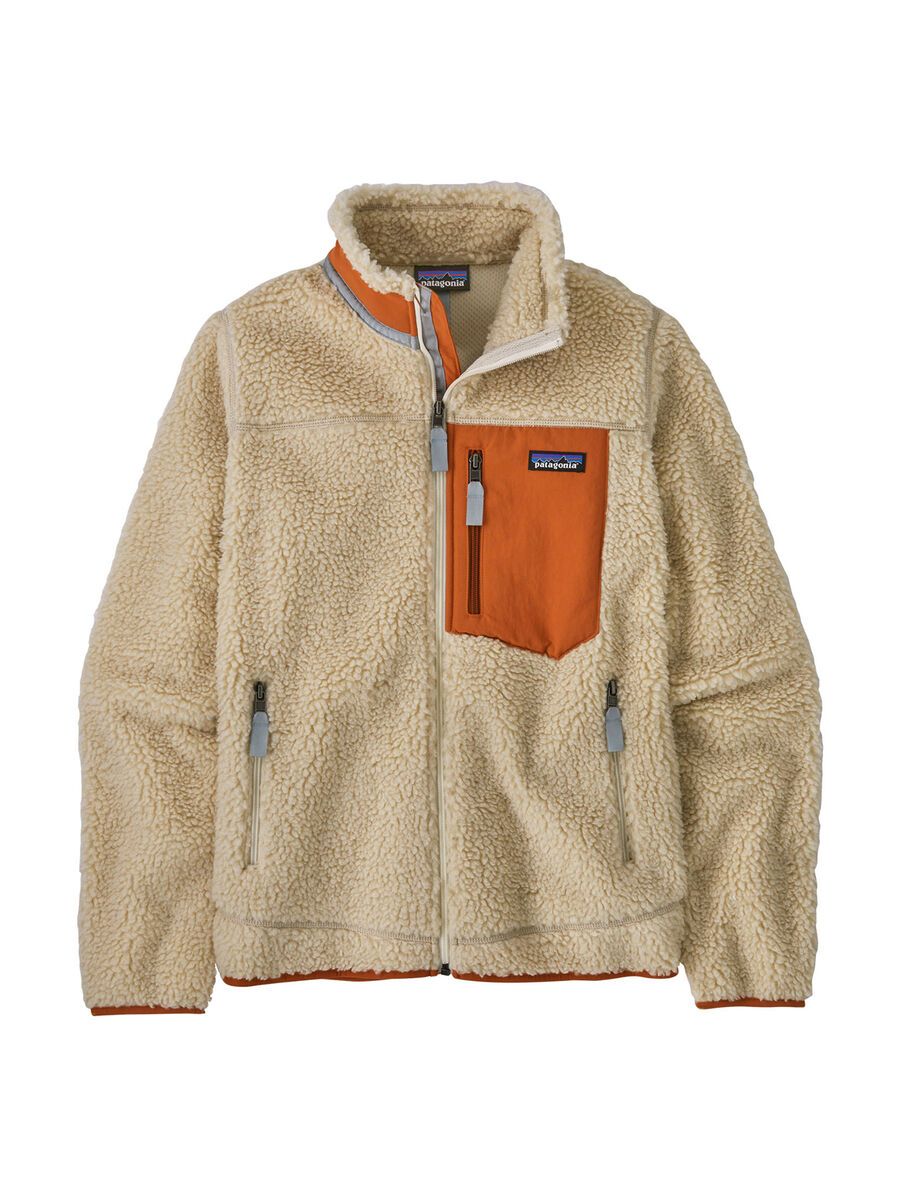 Patagonia Women's Classic Retro-X Jacket, dark natural w/redtail rust - Bild 1