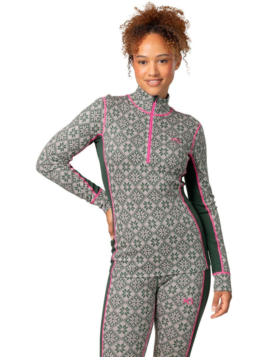 Kari Traa Rose Half Zip Baselayer, thyme - Bild 2