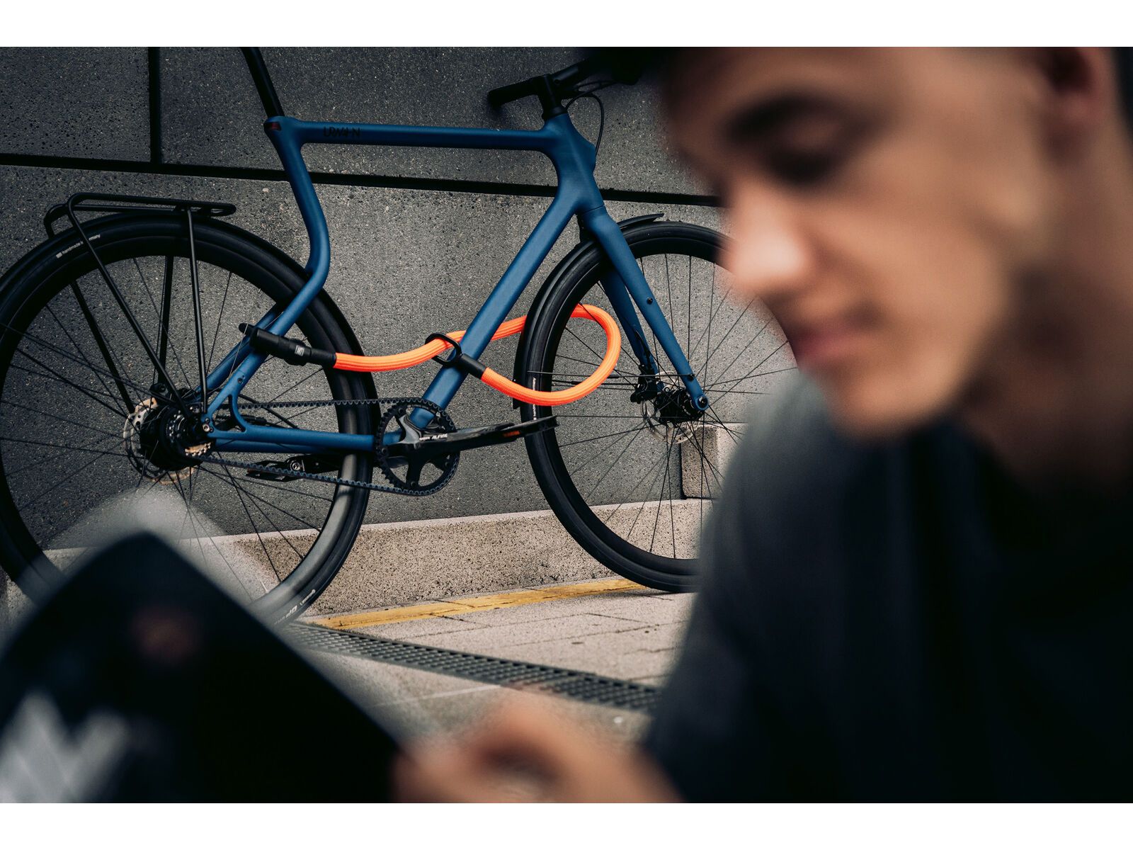 Tex-Lock Eyelet M 120 cm + U-Lock, orange - Bild 15