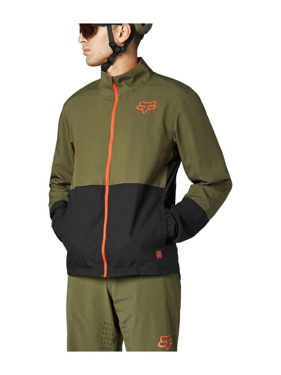Fox Ranger Wind Jacket, olive green - Bild 5