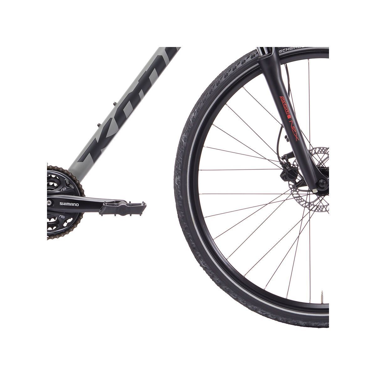 Kona Splice, matt warm gray w/ charcoal & dark red decals - Bild 4