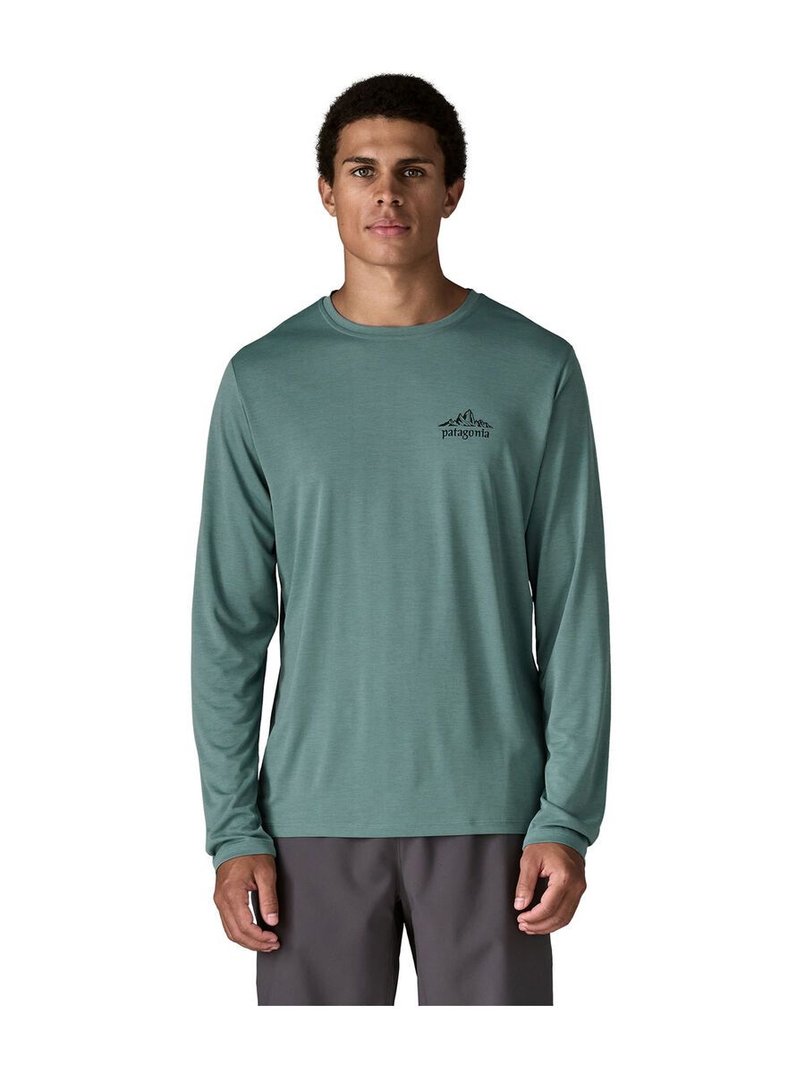 Patagonia Men's Long-Sleeved Capilene Cool Daily Shirt - Cloud Crag, blue sage/light blue sage x-dye - Bild 3