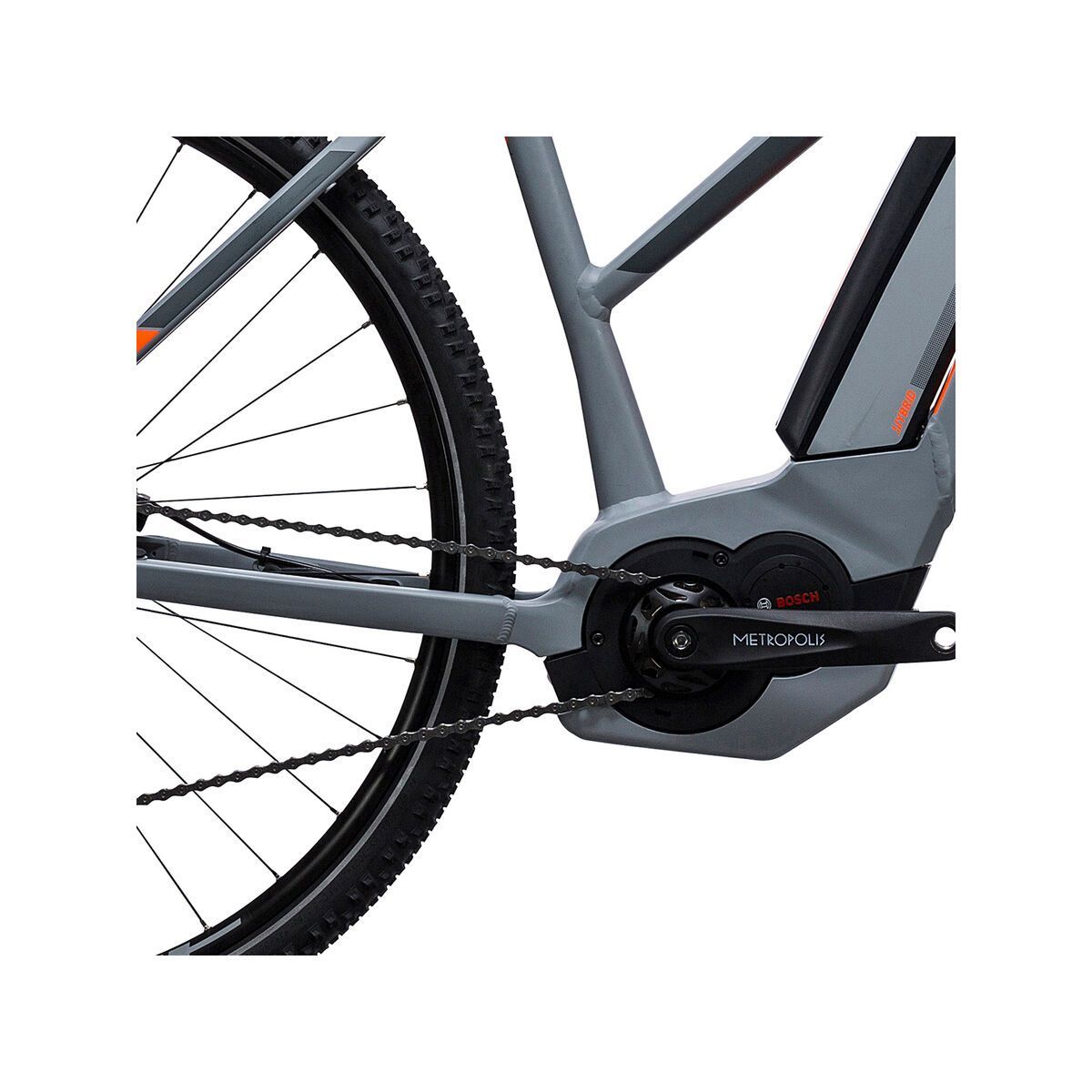 Cube Cross Hybrid ONE 400 Trapeze, grey´n´orange - Bild 3