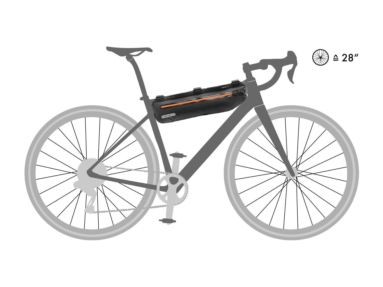 ORTLIEB Frame-Pack Toptube 4 L, black matt - Bild 6