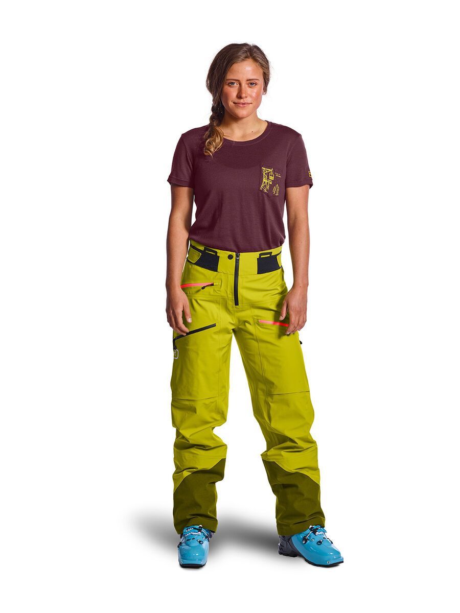 Ortovox 3L Deep Shell Pants W, dirty daisy - Bild 7