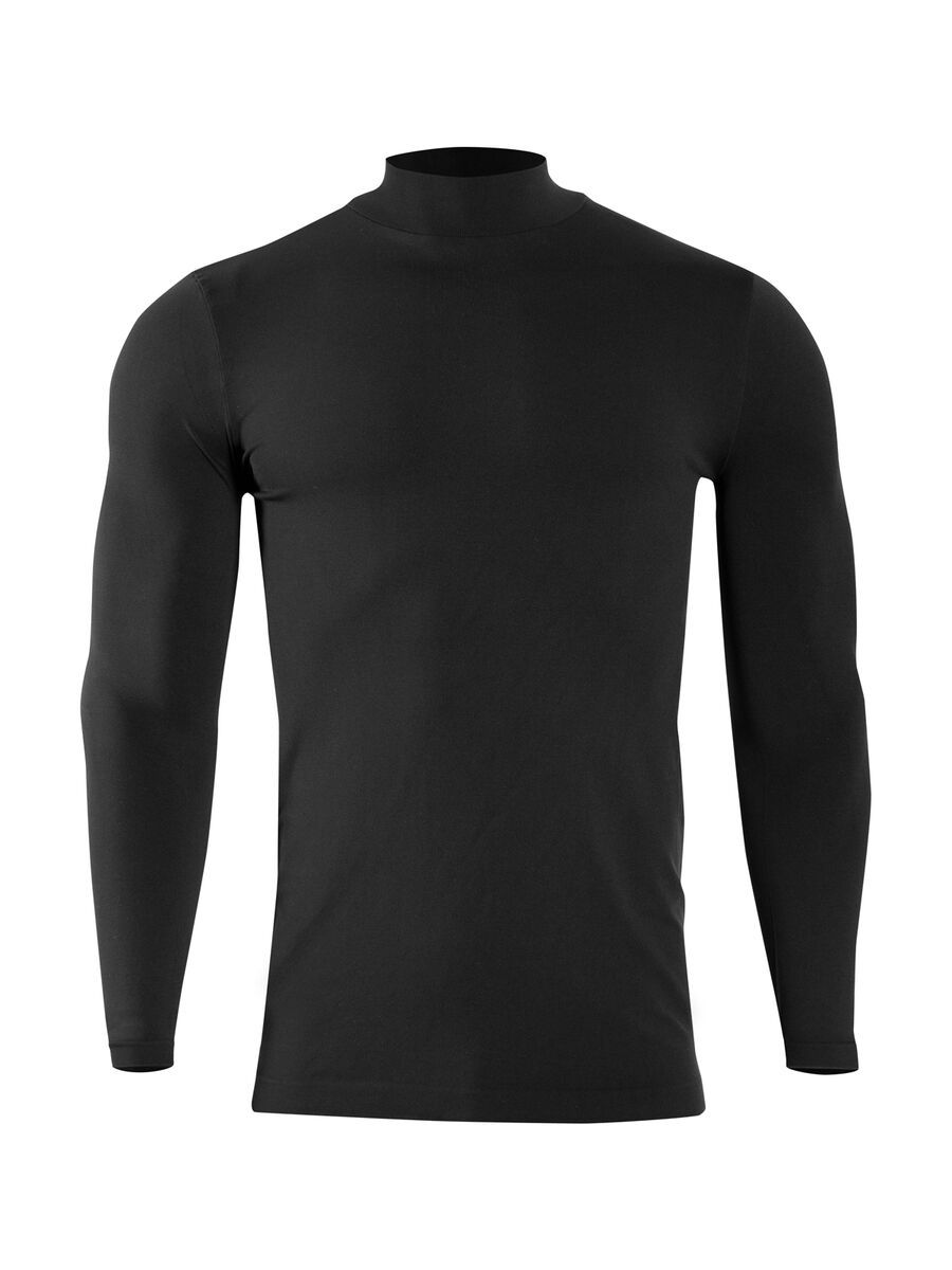 Iron-ic Cashmere Shirt with High Collar and Long Sleeves - Man, black - Bild 1
