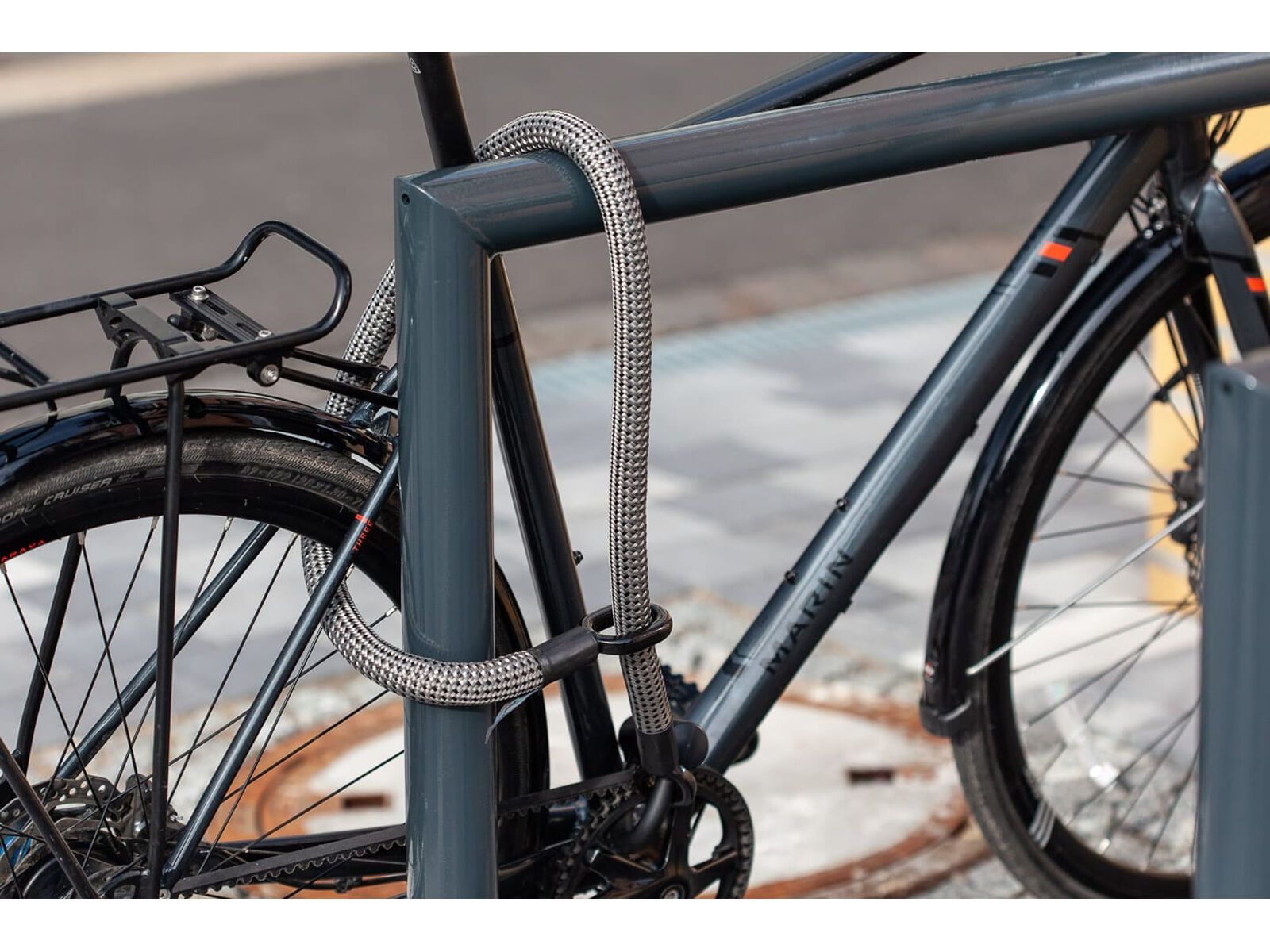 Tex-Lock Eyelet M 120 cm + U-Lock, grey/black - Bild 12