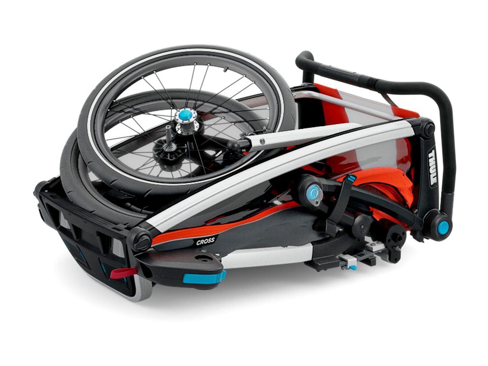 Thule Chariot Cross 1, roarange/dark shadow - Bild 5