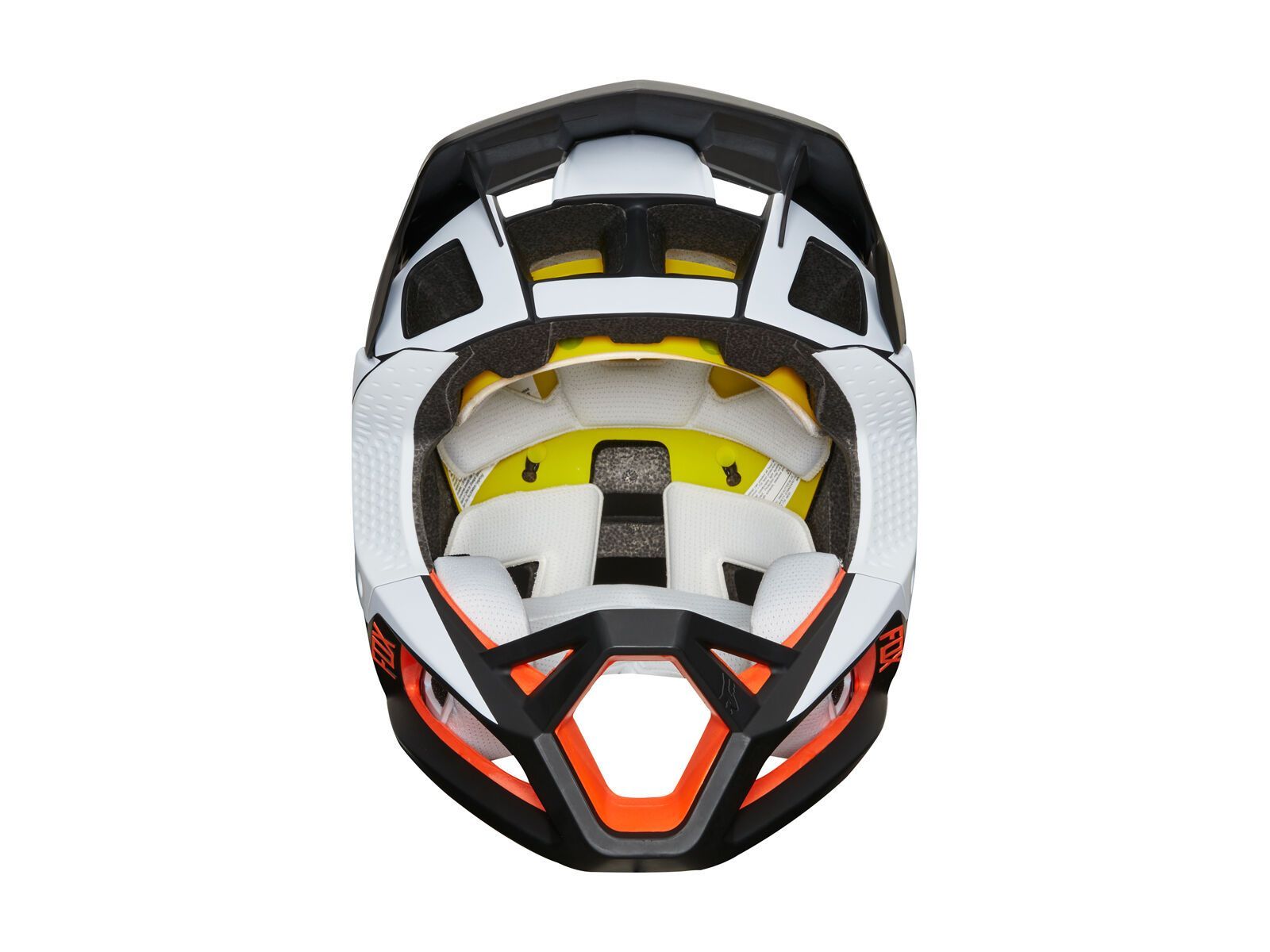 Fox Proframe Helmet Gothik, black/white/orange - Bild 2