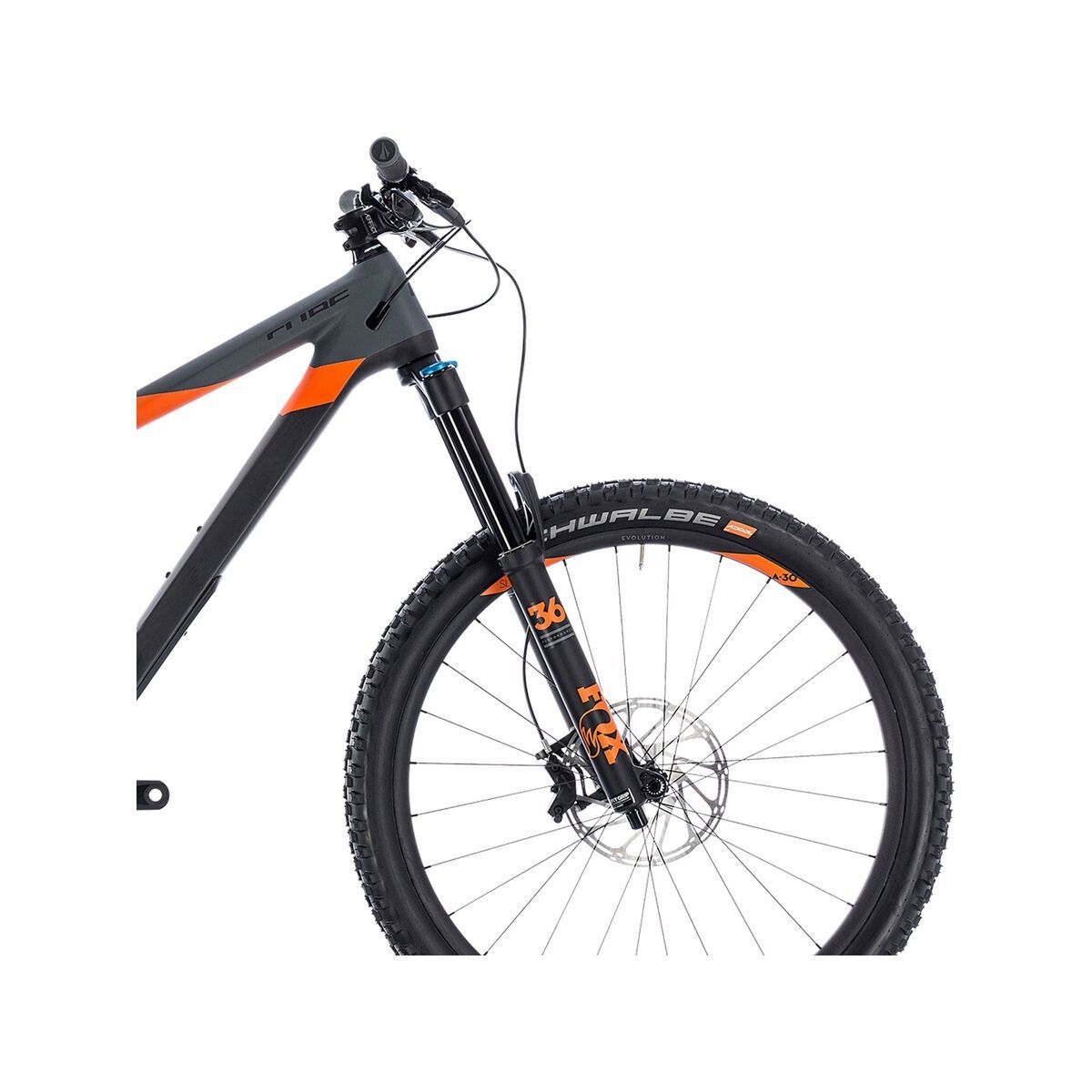 Cube Stereo 160 C:62 TM 27.5, carbon´n´orange - Bild 7