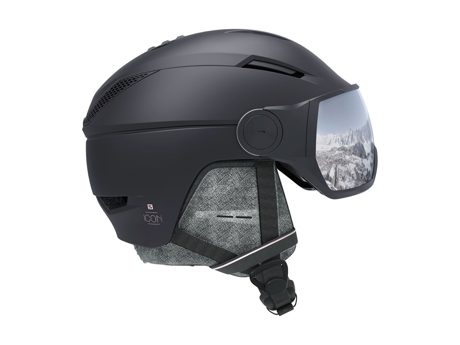 Salomon Icon² Visor, black/silver uni - Bild 1