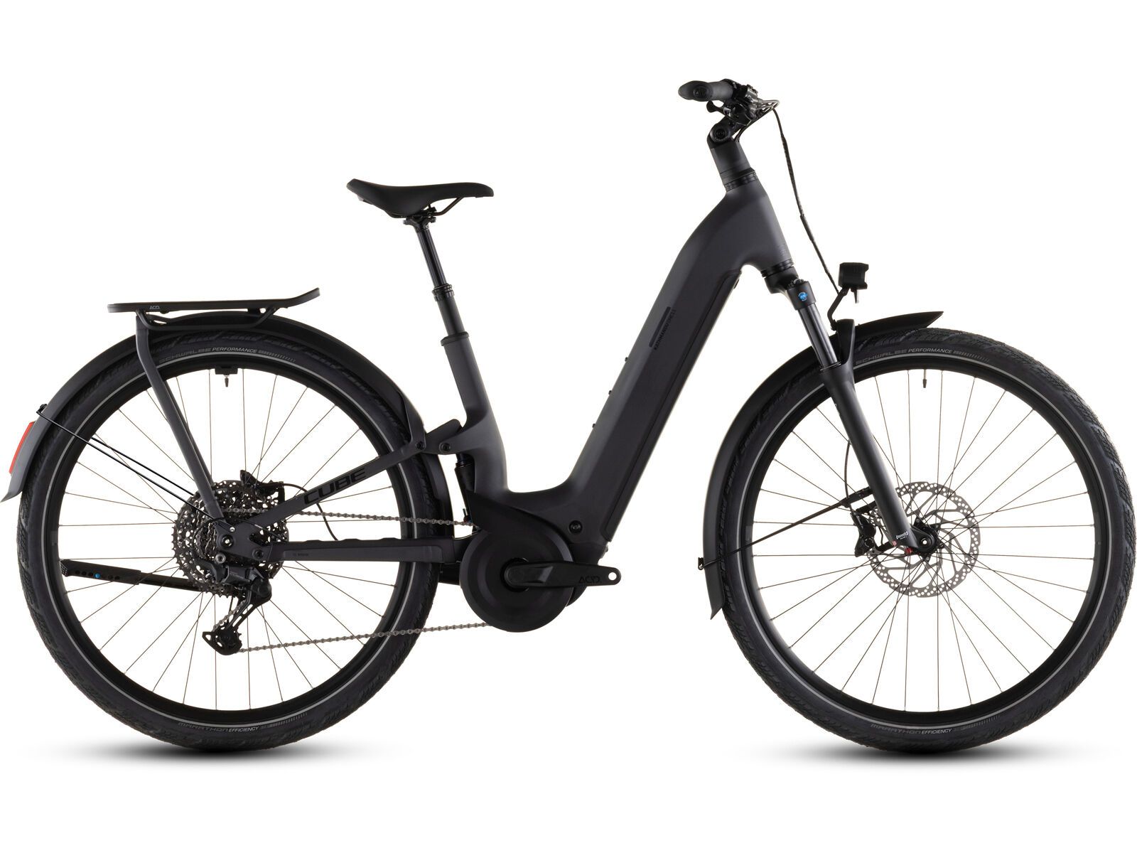 Cube Kathmandu Hybrid One11 HPC Pro 800 Easy Entry, slapgrey´n´black - Bild 1