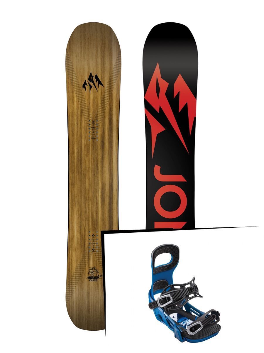 Set: Jones Flagship Wide 2019 + Bent Metal Joint blue - Bild 1