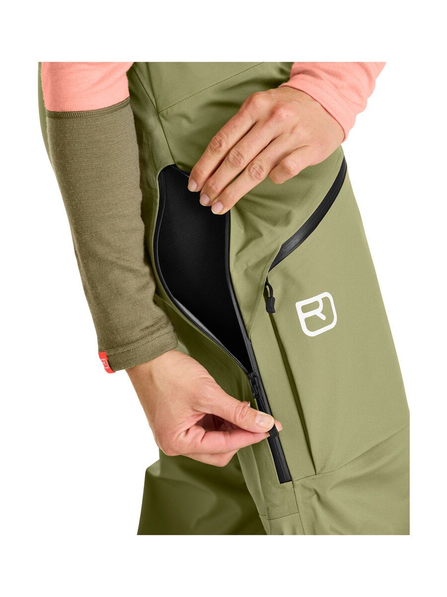 Ortovox 3L Deep Shell Pants W, wild herbs - Bild 4
