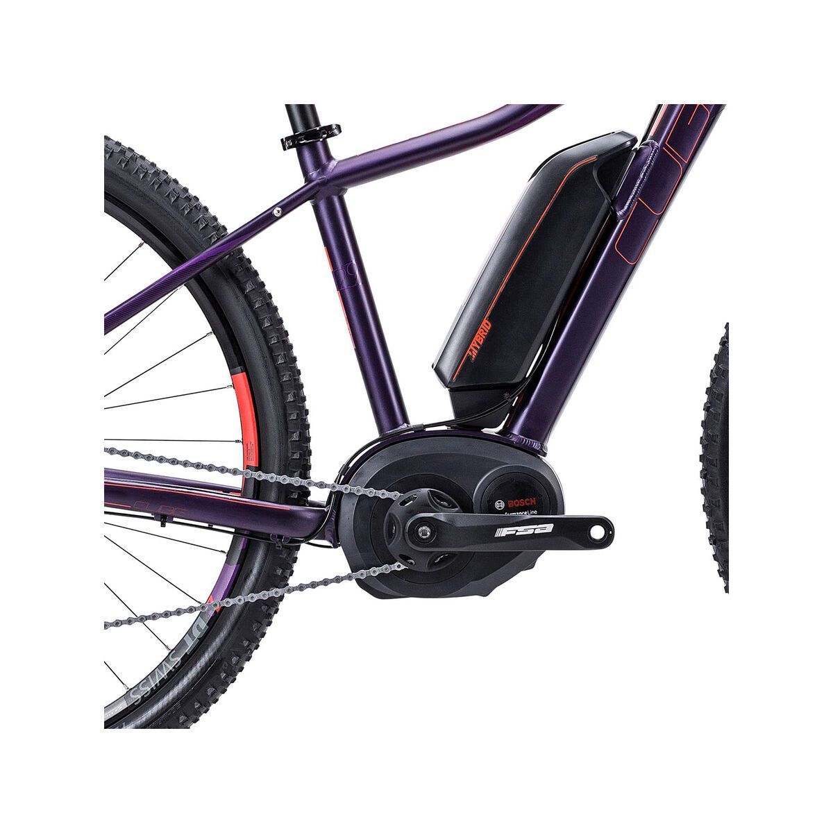 Cube Access WLS Hybrid SL 29, aubergine/berry - Bild 3
