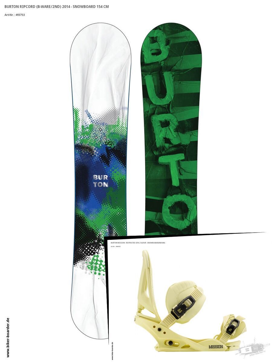 Set: Burton Ripcord  +  Mission - Restricted (494016S) - Bild 1