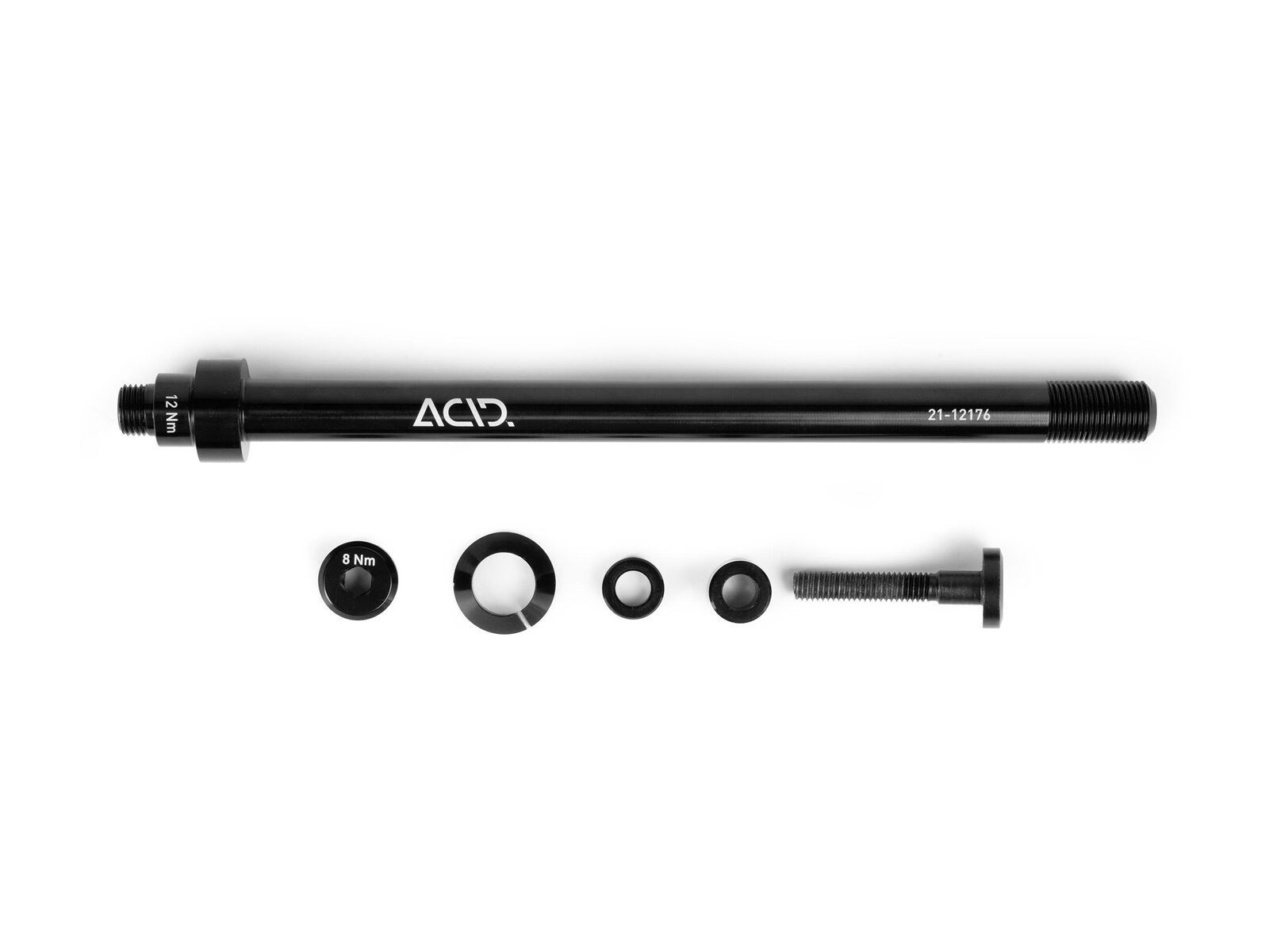 Cube Acid Steckachse M12x1.0 148 mm für Gepäckträger Full Suspension, black - Bild 2