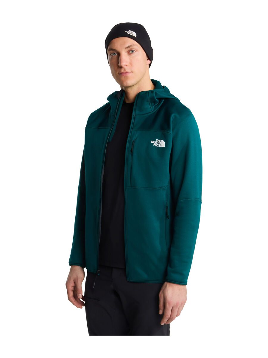 The North Face M Polartec Power Stretch Meteora Hoodie, pacific teal - Bild 4